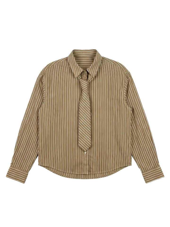 VERO MODA Juliana blouse bruin dessin – dames