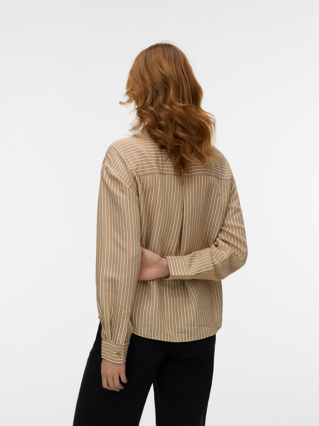 VERO MODA Juliana blouse bruin dessin – dames