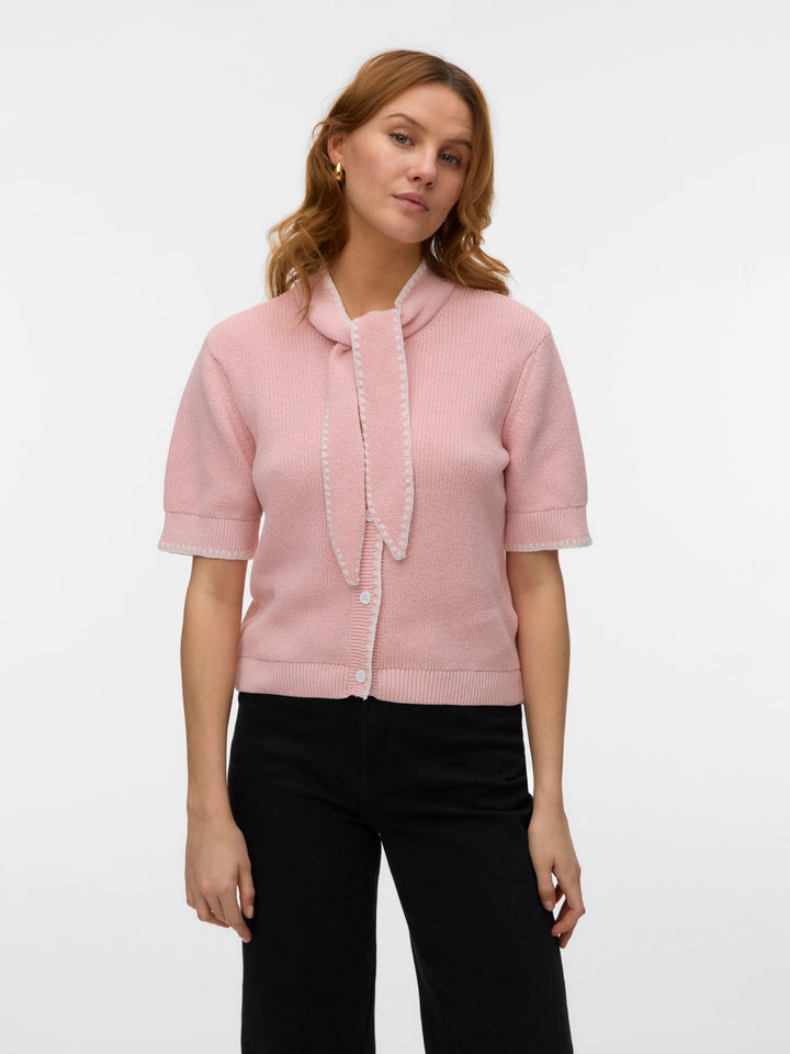 VERO MODA Kashia vest gebreid licht roze – dames