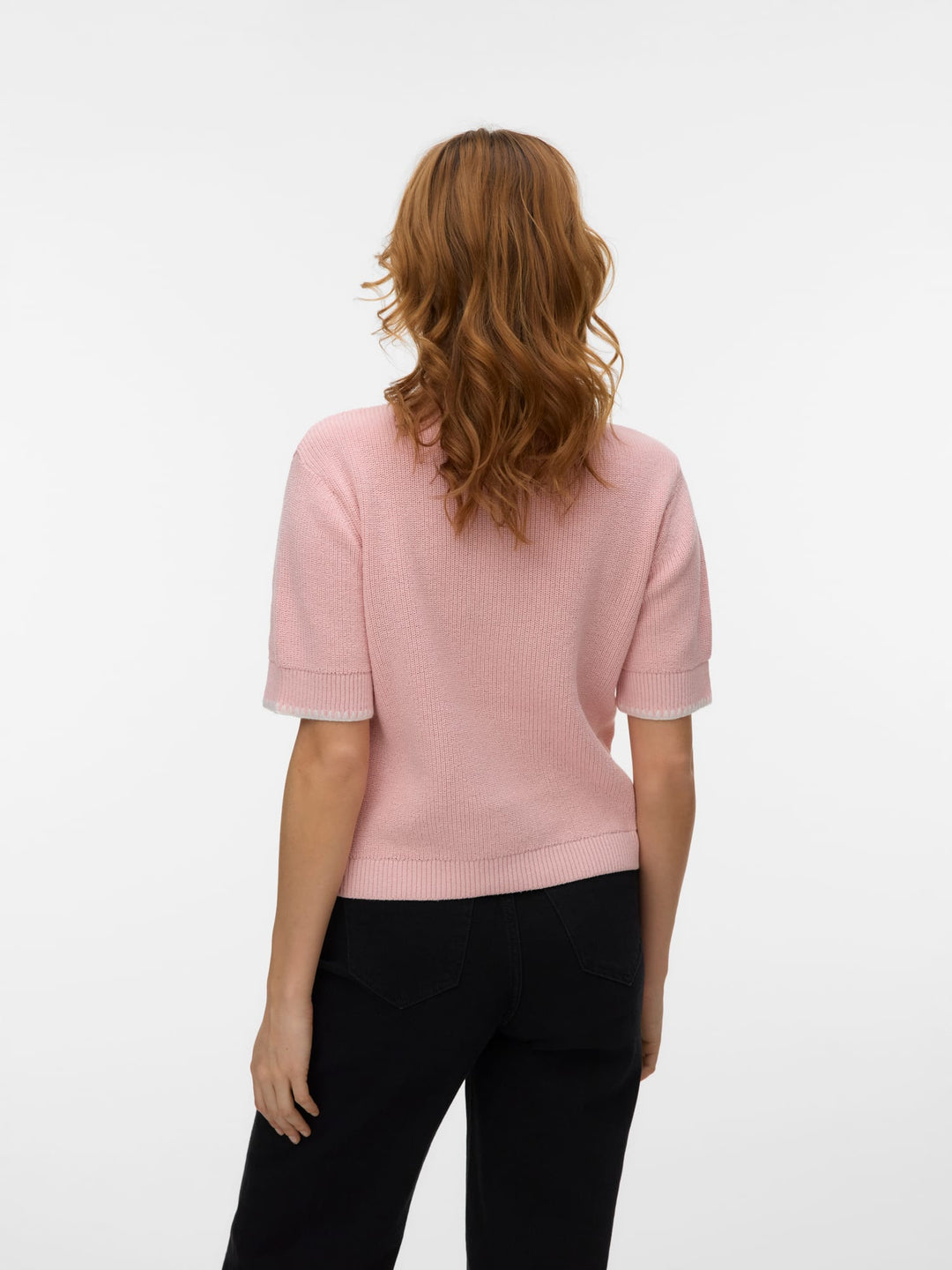 VERO MODA Kashia vest gebreid licht roze – dames