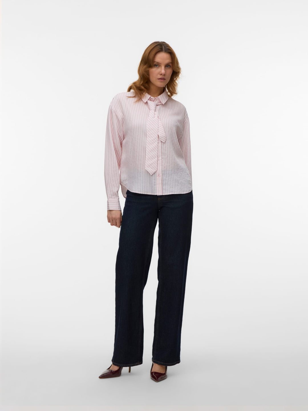VERO MODA Juliana blouse roze dessin – dames