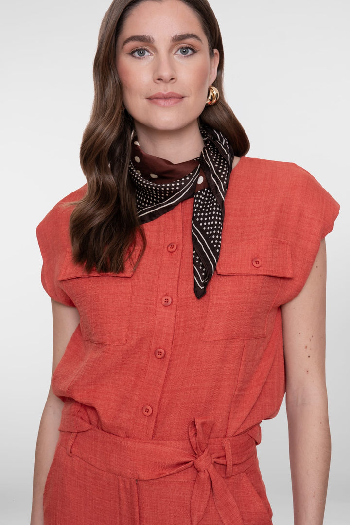 Geisha blouse 63092-60 brique – dames