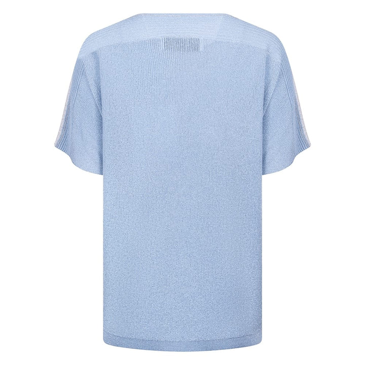 Nukus Merla Top Lurex lichtblauw – dames