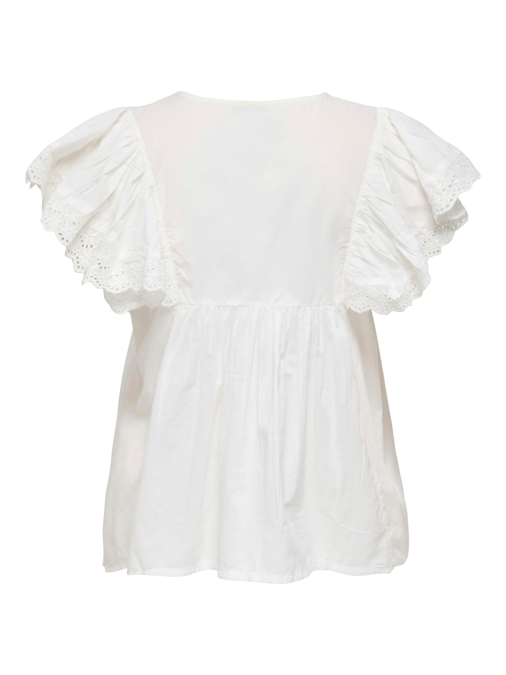 Jacqueline de Yong 15374203 Sigga top – dames - Off-white
