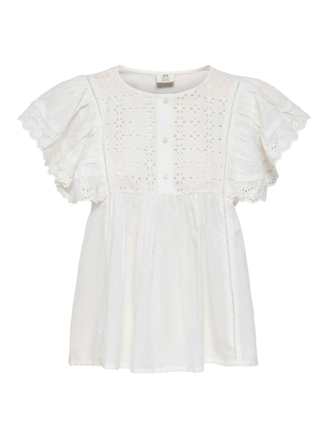 Jacqueline de Yong 15374203 Sigga top – dames - Off-white
