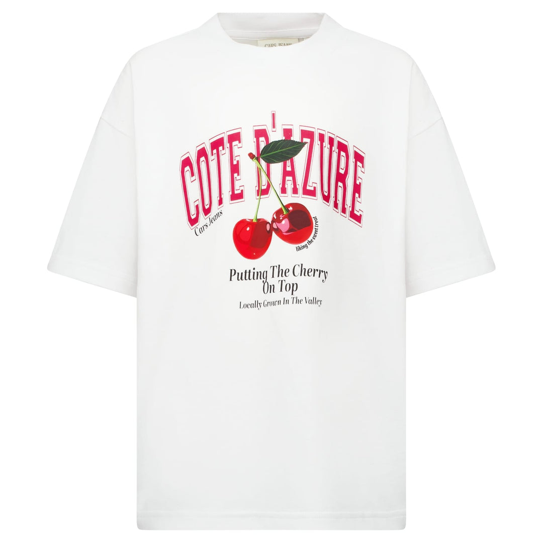 Cars Girls T-shirt Indra jr. wit dessin – meisjes