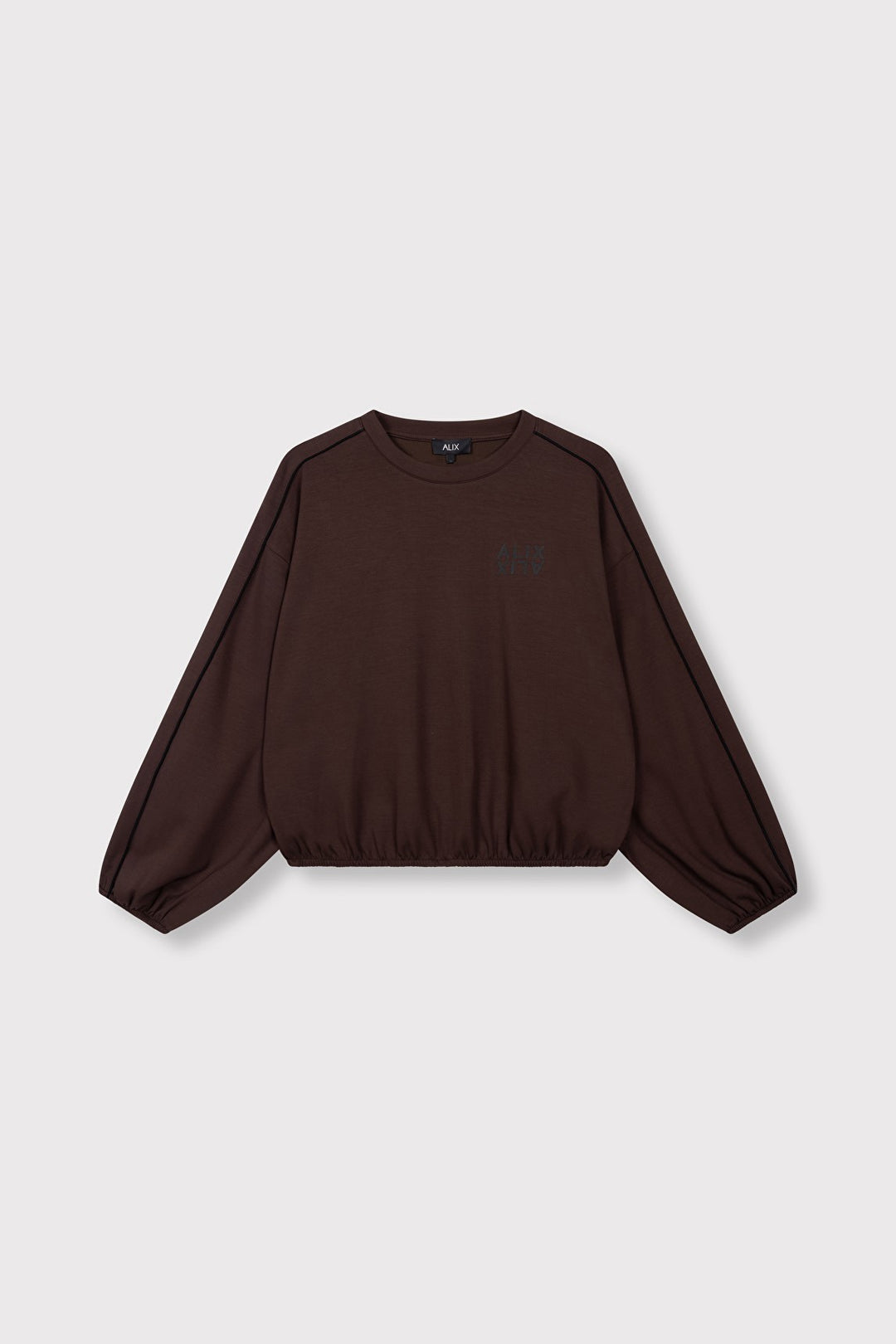Alix the label sweater bruin – dames
