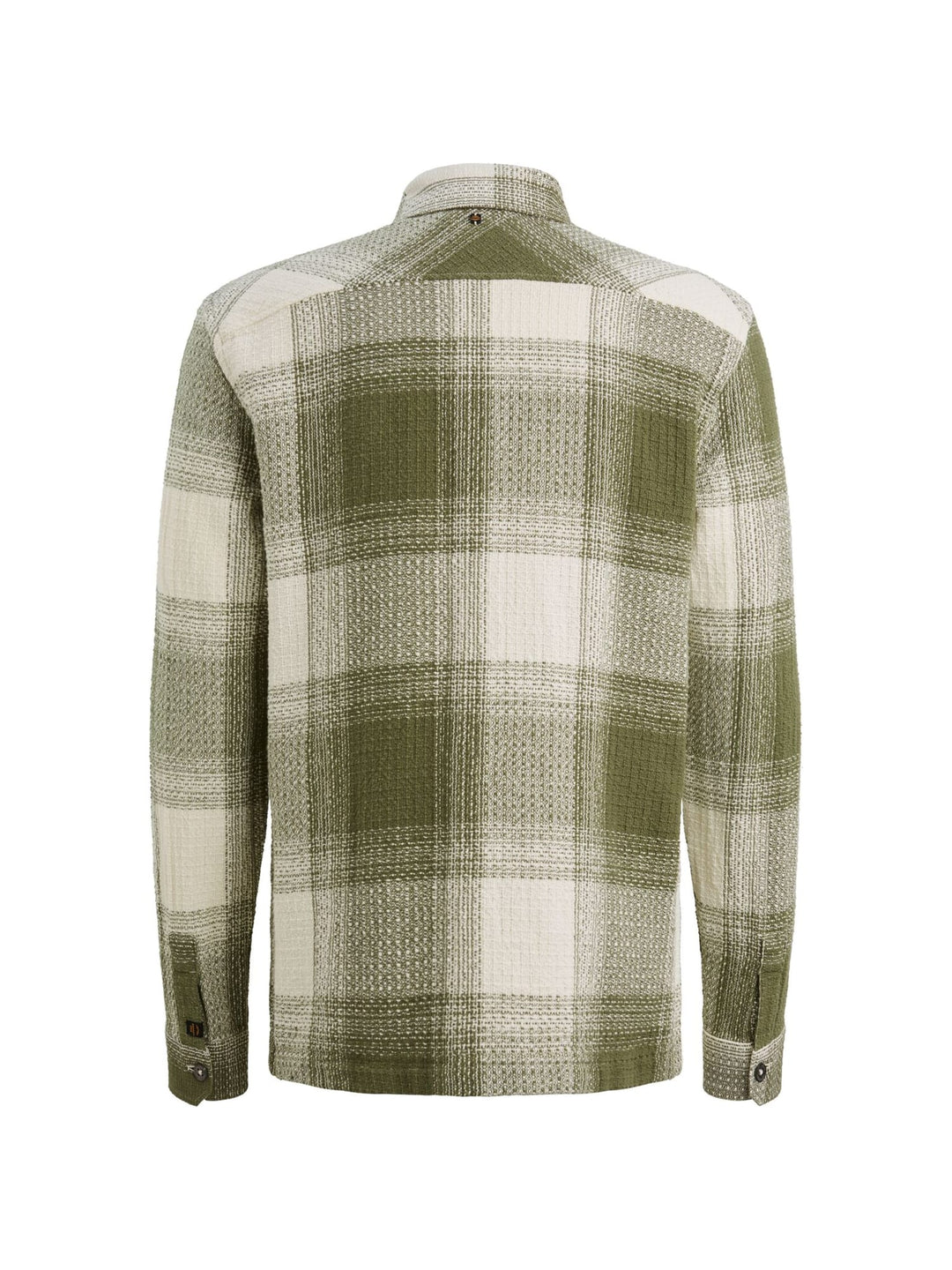 PME-Legend PSI2511250 overhemd l/m heren – groen dessin