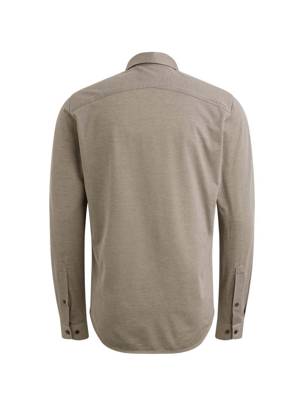Cast Iron overhemd l/m taupe – heren