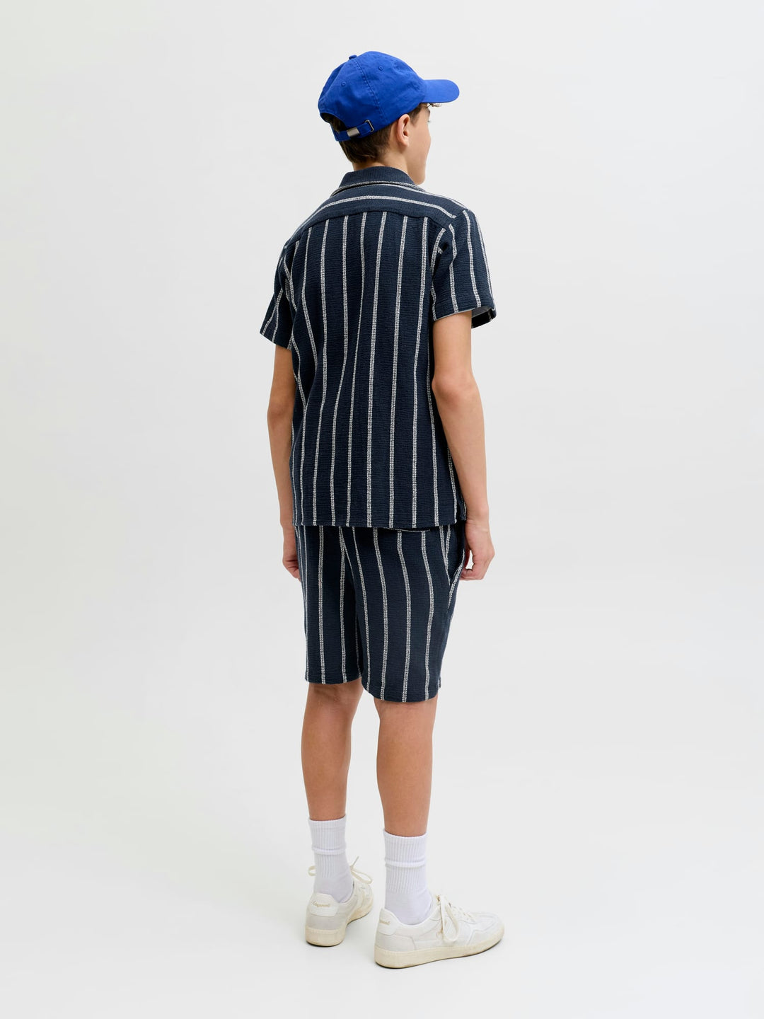 Jack & Jones Kids Cova blouse blauw dessin – jongens