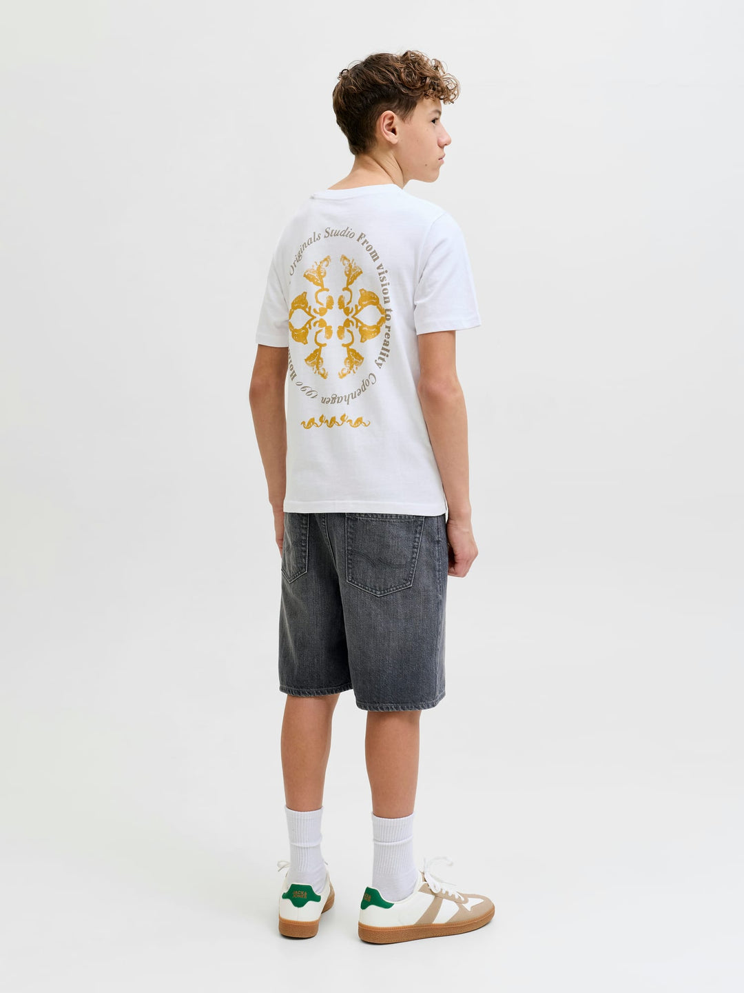 Jack & Jones Kids T-shirt Montauk – jongens - Off-white