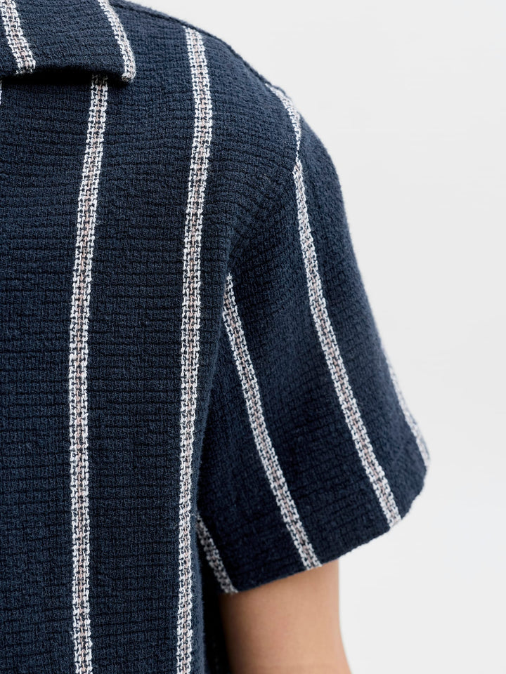 Jack & Jones Kids 12279707 Cova blouse k/m blauw dessin