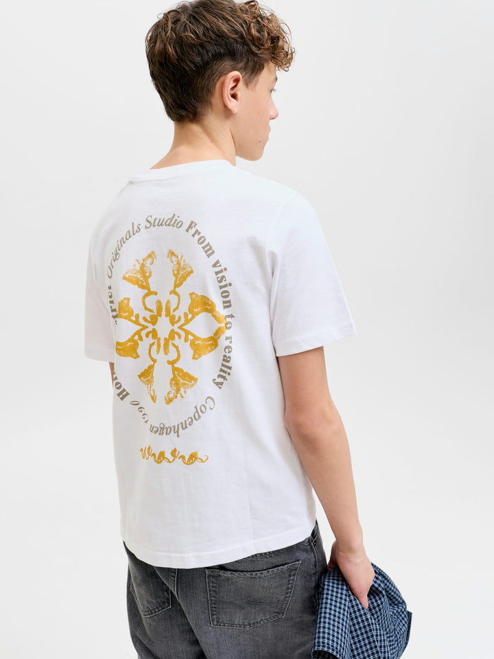 Jack & Jones Kids 12293135 Montauk T-shirt off-white