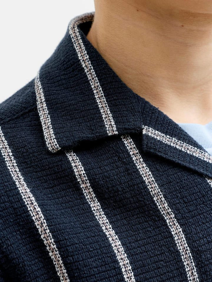 Jack & Jones Kids Cova blouse blauw dessin – jongens