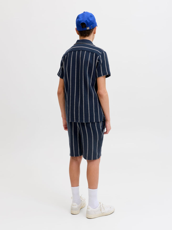 Jack & Jones Kids Jaiden short jongens – blauw dessin