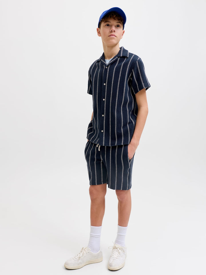 Jack & Jones Kids Jaiden short jongens – blauw dessin