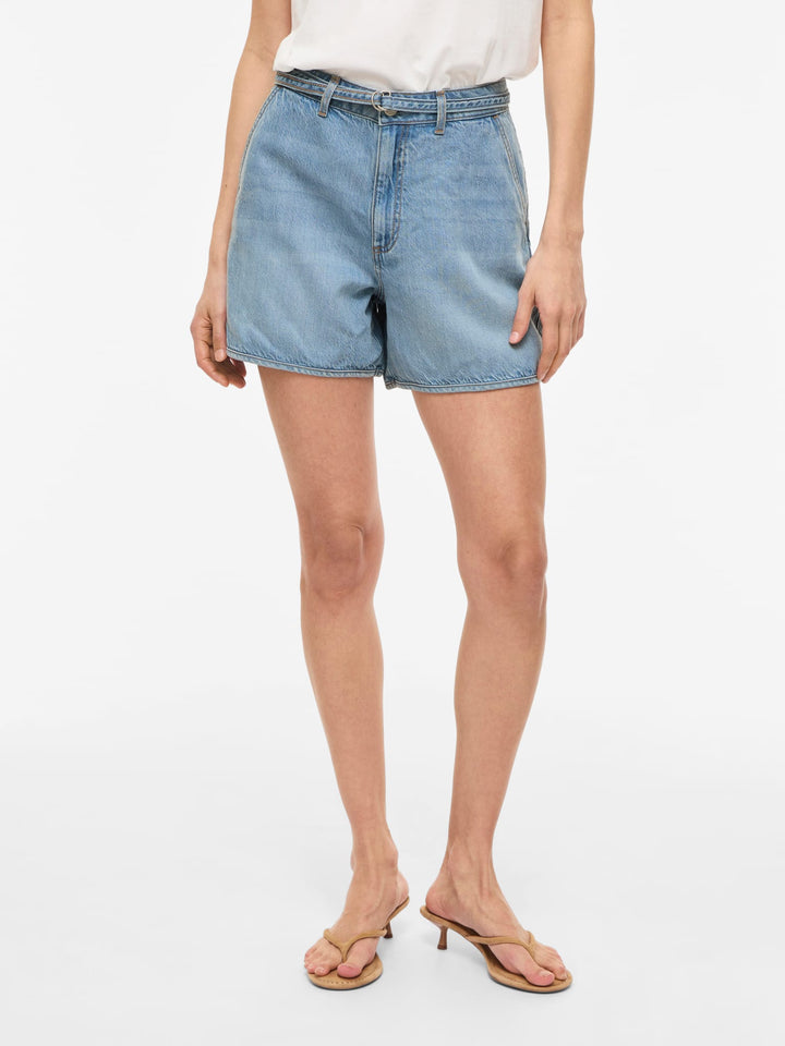 Vila short denim dames lichtblauw – VIKIKI HW BELT