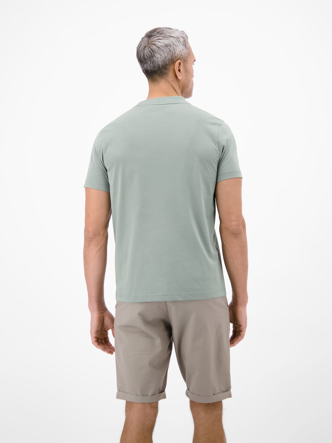 Lerros 2643048 t-shirt k/m olijf – heren