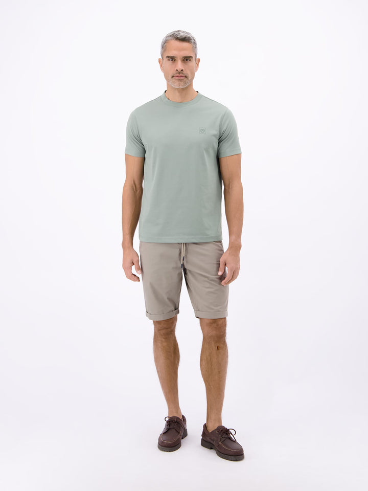 Lerros 2643048 t-shirt k/m olijf – heren