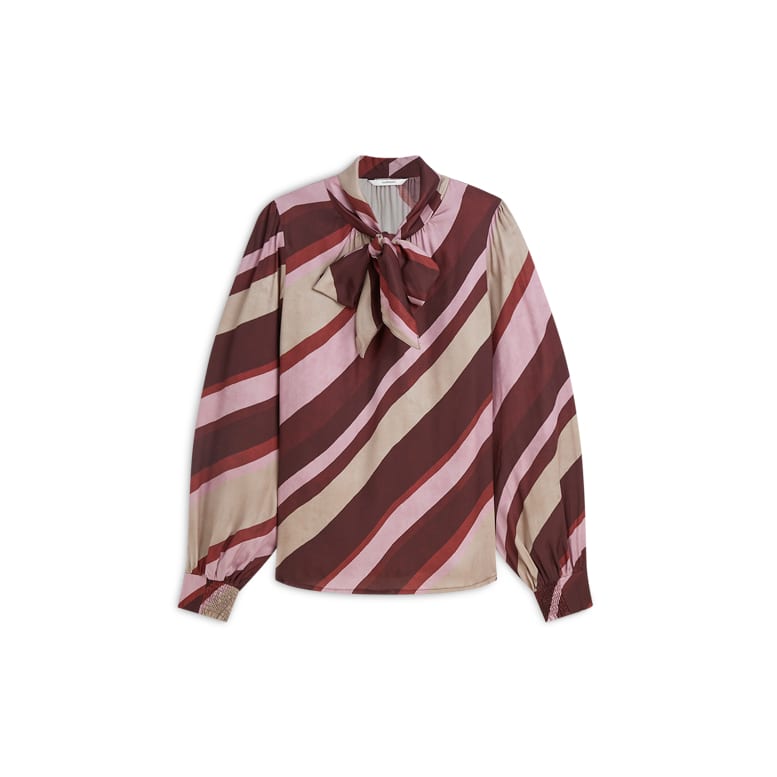 Summum blouse l/m dames rood dessin – 2s3565-12488