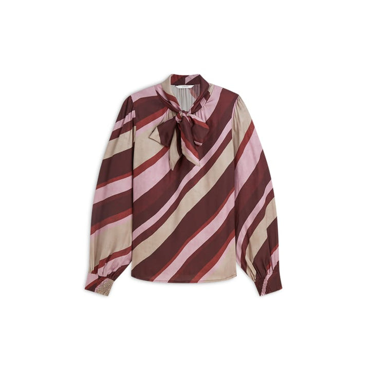 Summum blouse l/m dames rood dessin – 2s3565-12488