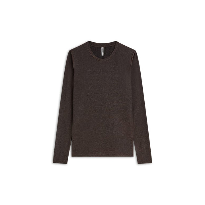 Summum t-shirt l/m dames bruin – 3s5170-30644