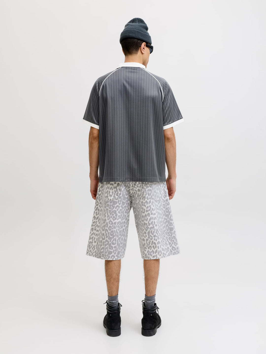 Jack & Jones polo k/m grijs – heren