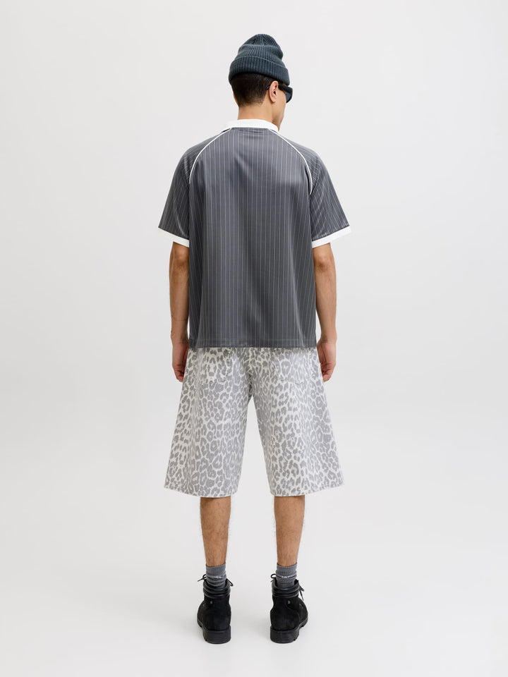 Jack & Jones polo k/m grijs – heren