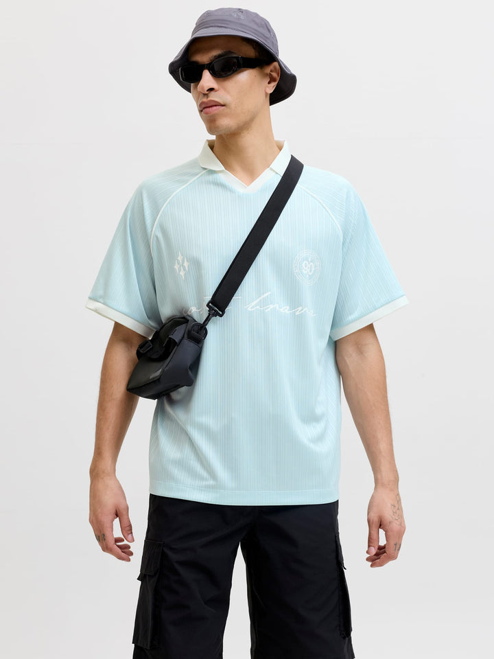 Jack & Jones Eterna polo k/m lichtblauw – heren
