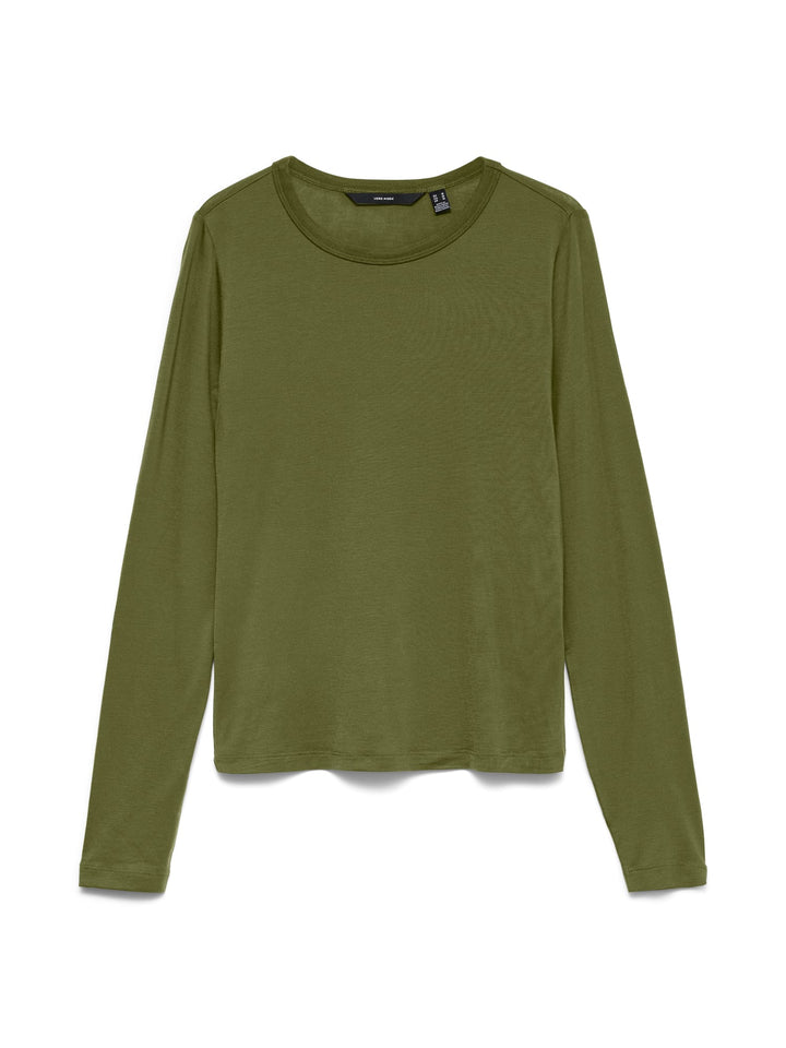 VERO MODA Ada T-shirt l/m groen – dames