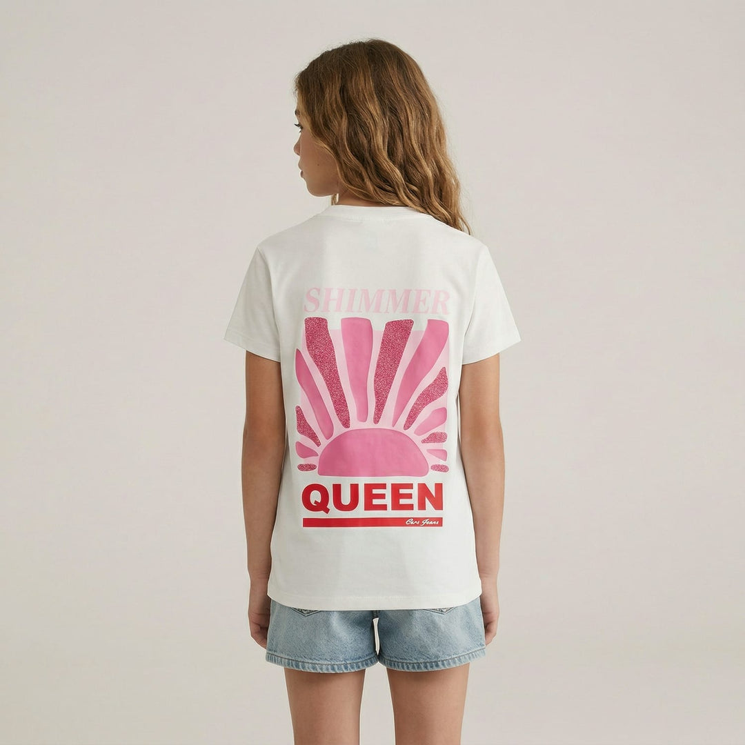 Cars boys 56571 t-shirt k/m meisjes wit dessin