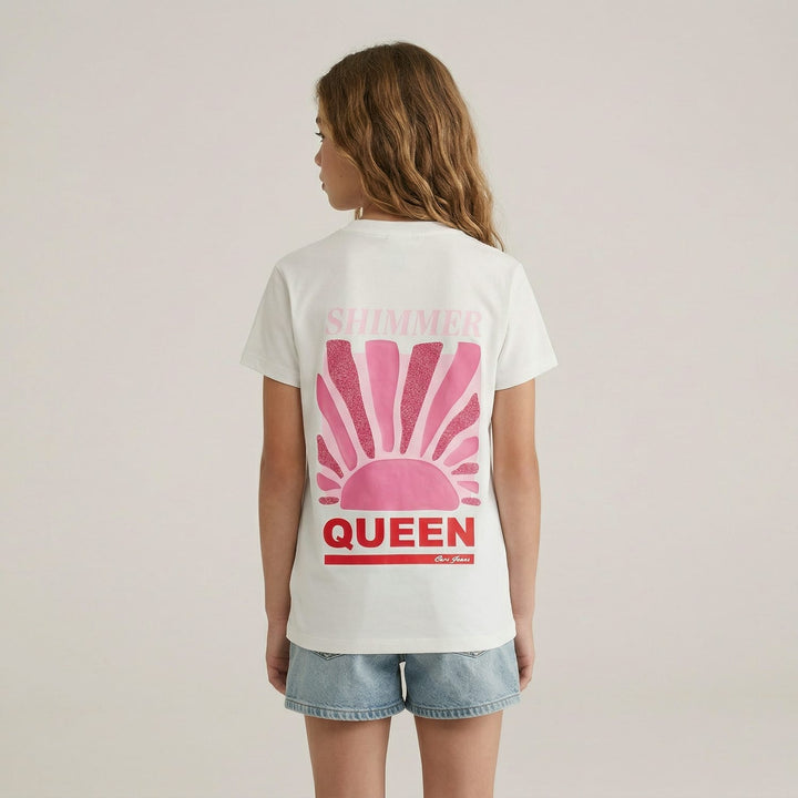 Cars boys 56571 t-shirt k/m meisjes wit dessin