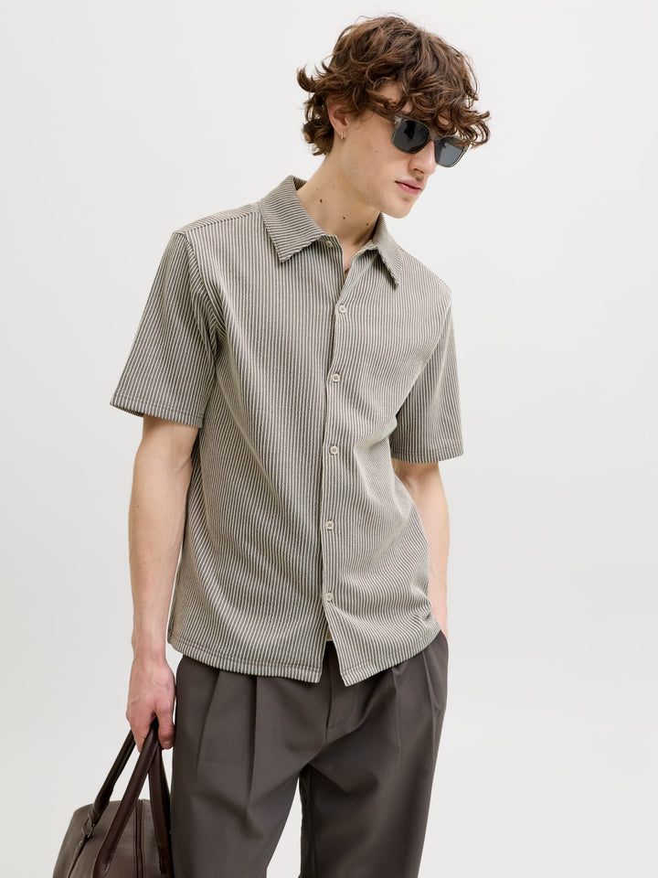 Jack & Jones overhemd ecru dessin – heren
