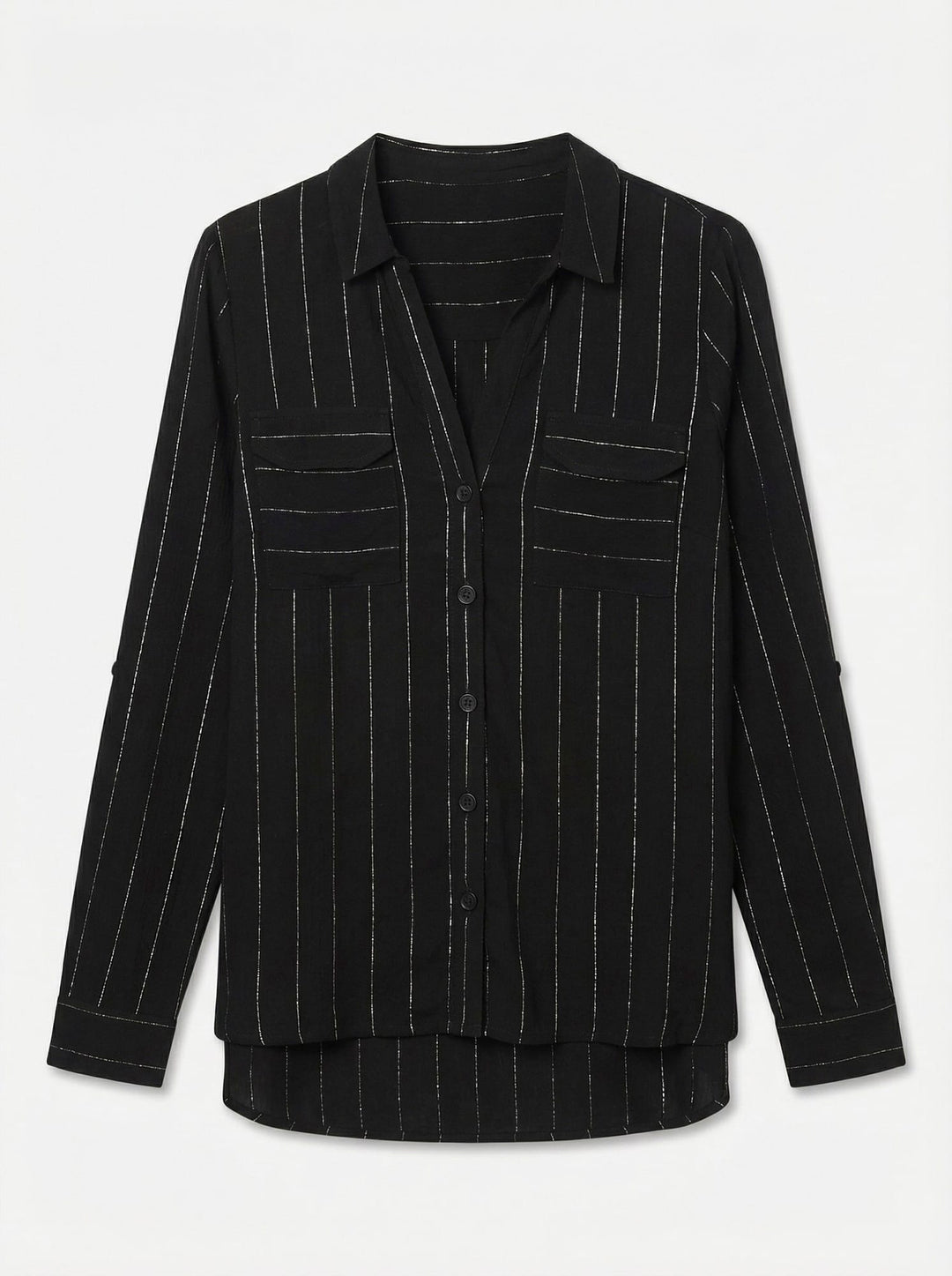 VERO MODA Bumpy blouse zwart dessin – dames