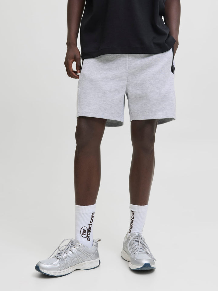 Jack &amp; Jones 12273304 Gordon short heren grijs melee