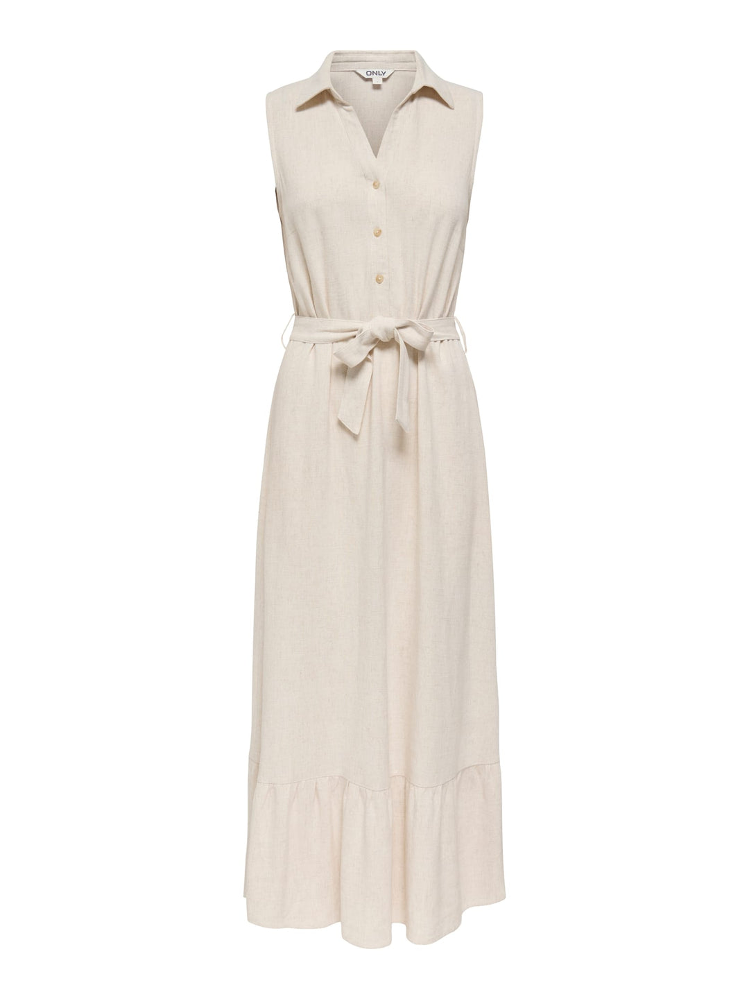 Only 15371381 Siesta jurk maxi beige – dames