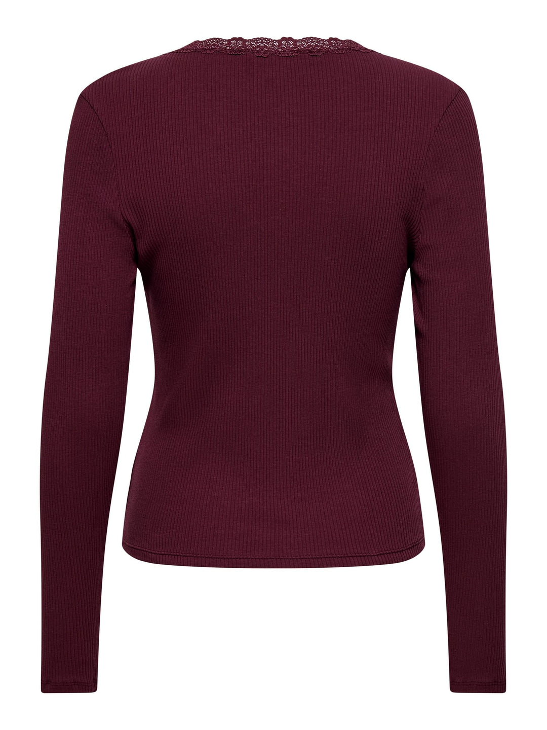 Only 15380864 Sara top l/m bordeaux