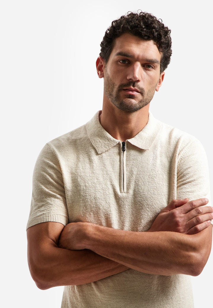 No excess polo k/m heren beige – Pullover Short Sleeve