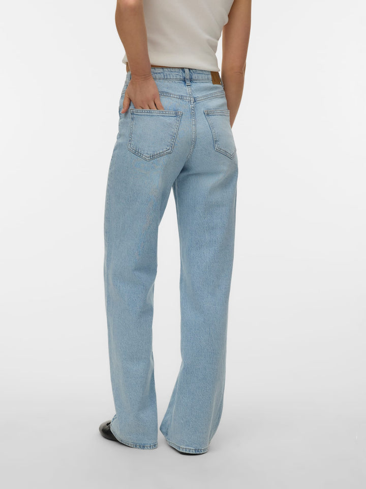 VERO MODA Tessa wide fit jeans – dames - Blue Denim - L32