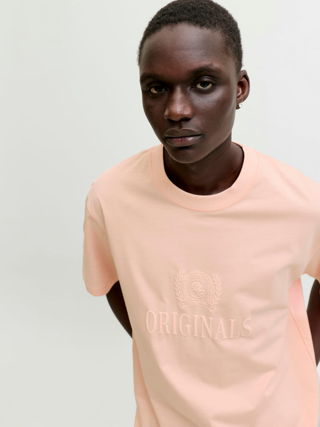 Jack & Jones T-shirt zalm/peach – heren