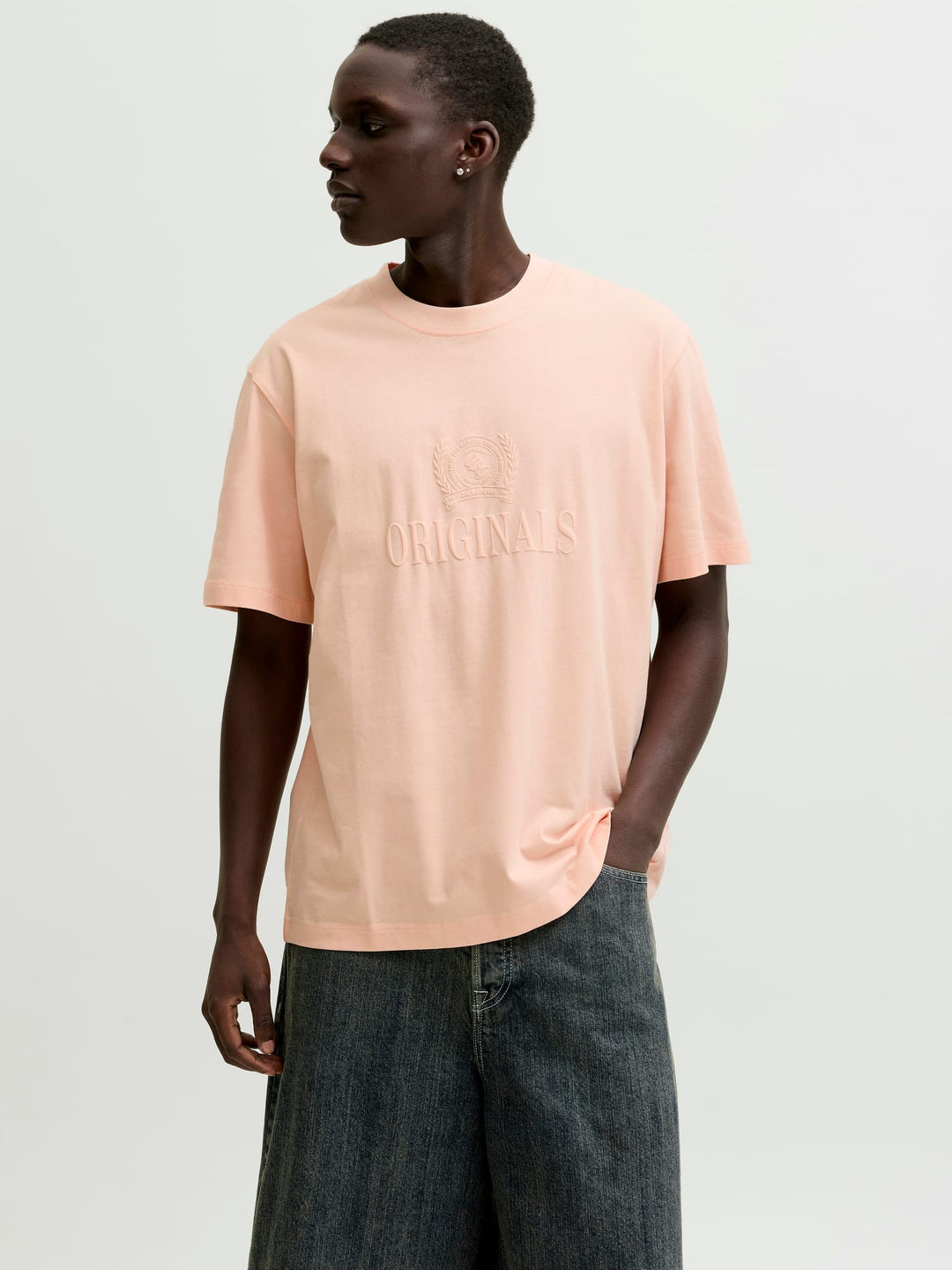 Jack & Jones T-shirt zalm/peach – heren
