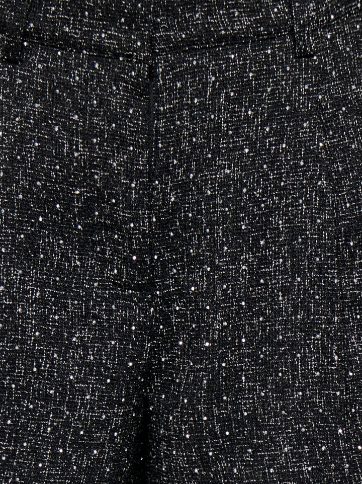 Only 15382086 Yule short zwart dessin – dames