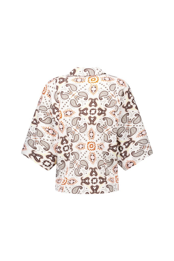 Studio Anneloes Fabienne blouse wit dessin – dames