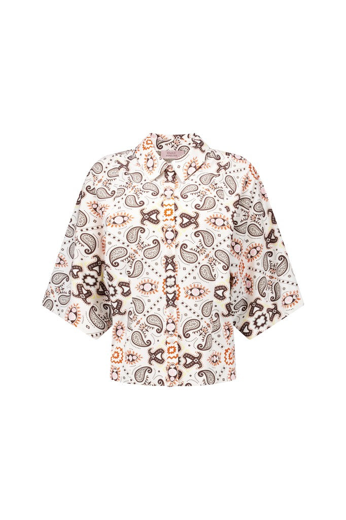 Studio Anneloes Fabienne blouse wit dessin – dames