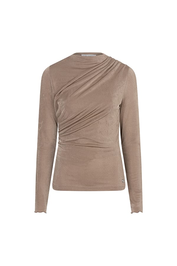 Lofty Manner RJ18 - Top Jimmi - Draped Uni taupe