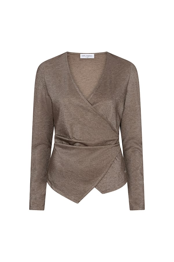 Lofty Manner RJ06 - Top Jori - Wrap taupe