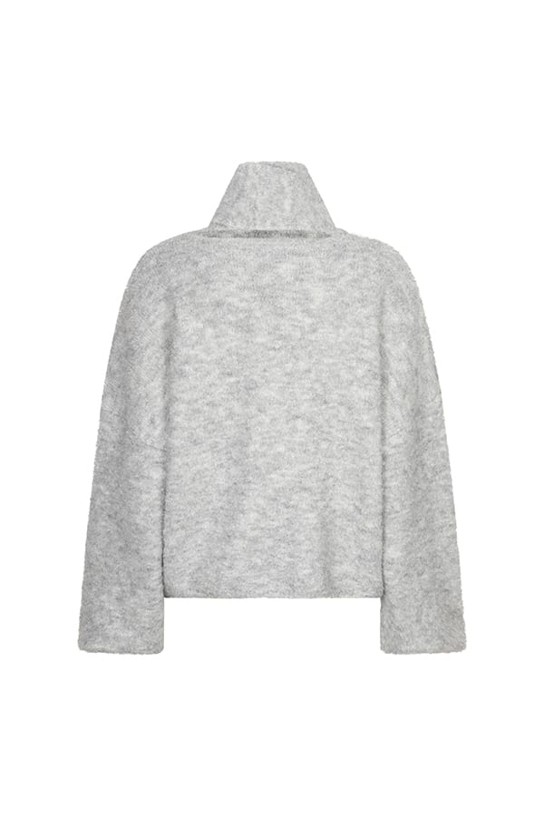 Lofty Manner RK09.1 - Jumper Kira lichtgrijs – dames