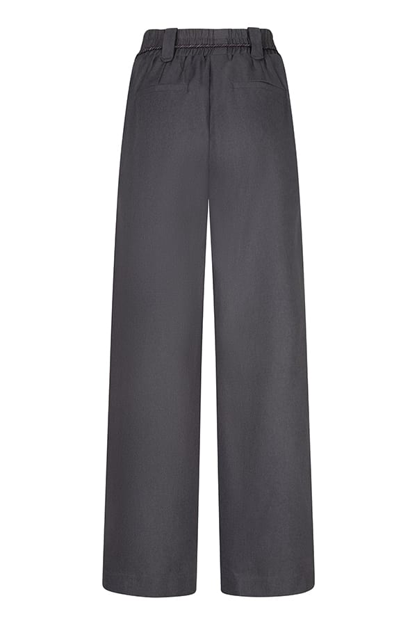 Lofty Manner RK40 - Pant Kela lange broek dames antraciet