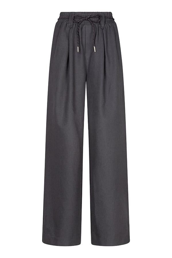 Lofty Manner RK40 - Pant Kela lange broek dames antraciet