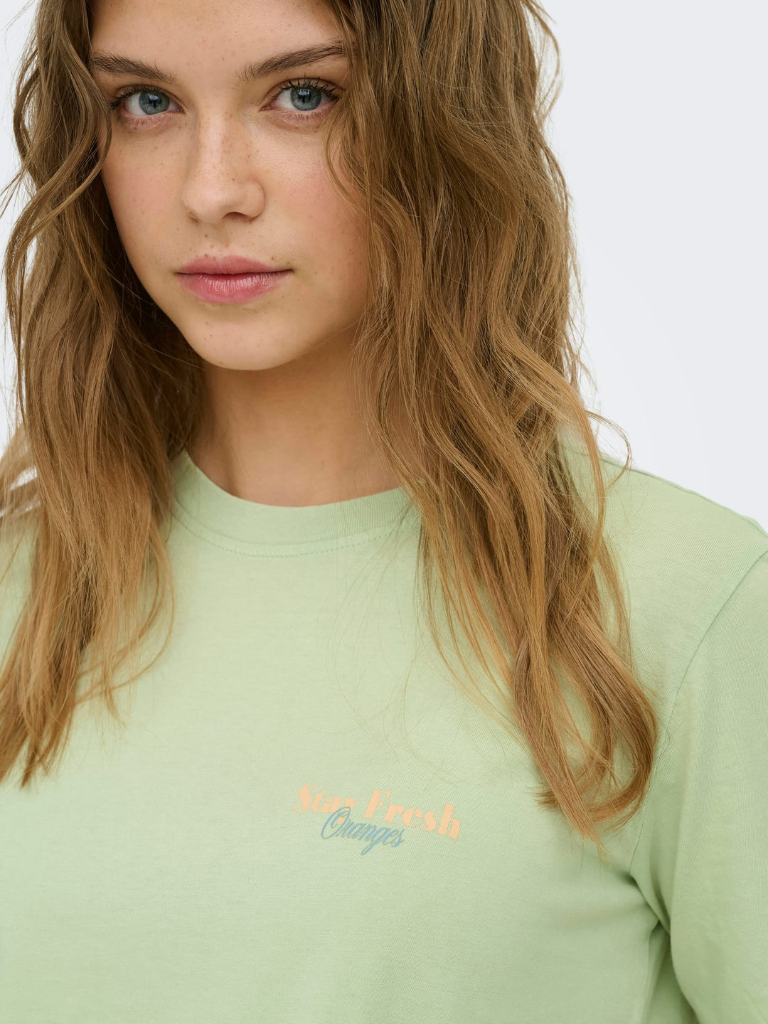 Only ONLLUCY MONJA S/S TOP mint - dames t-shirt